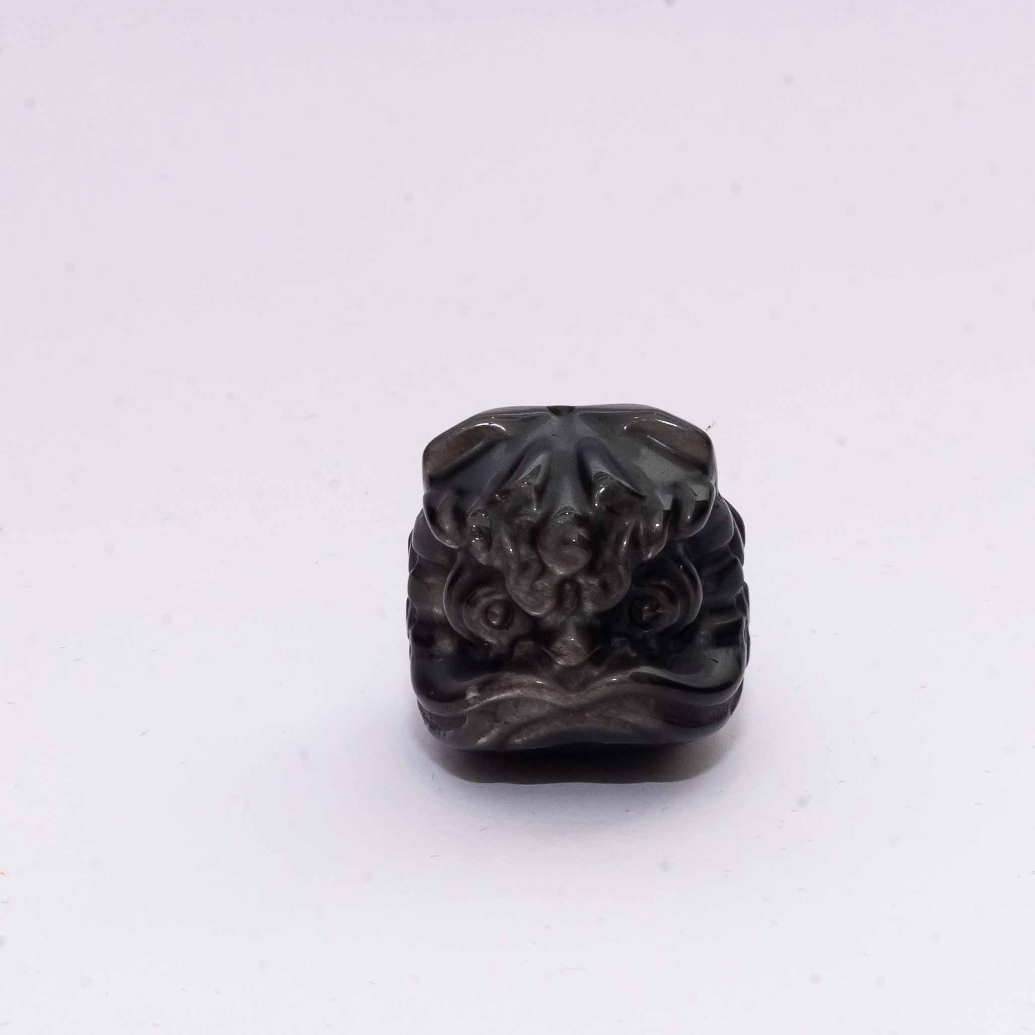 Black Obsidian Guardian Lion