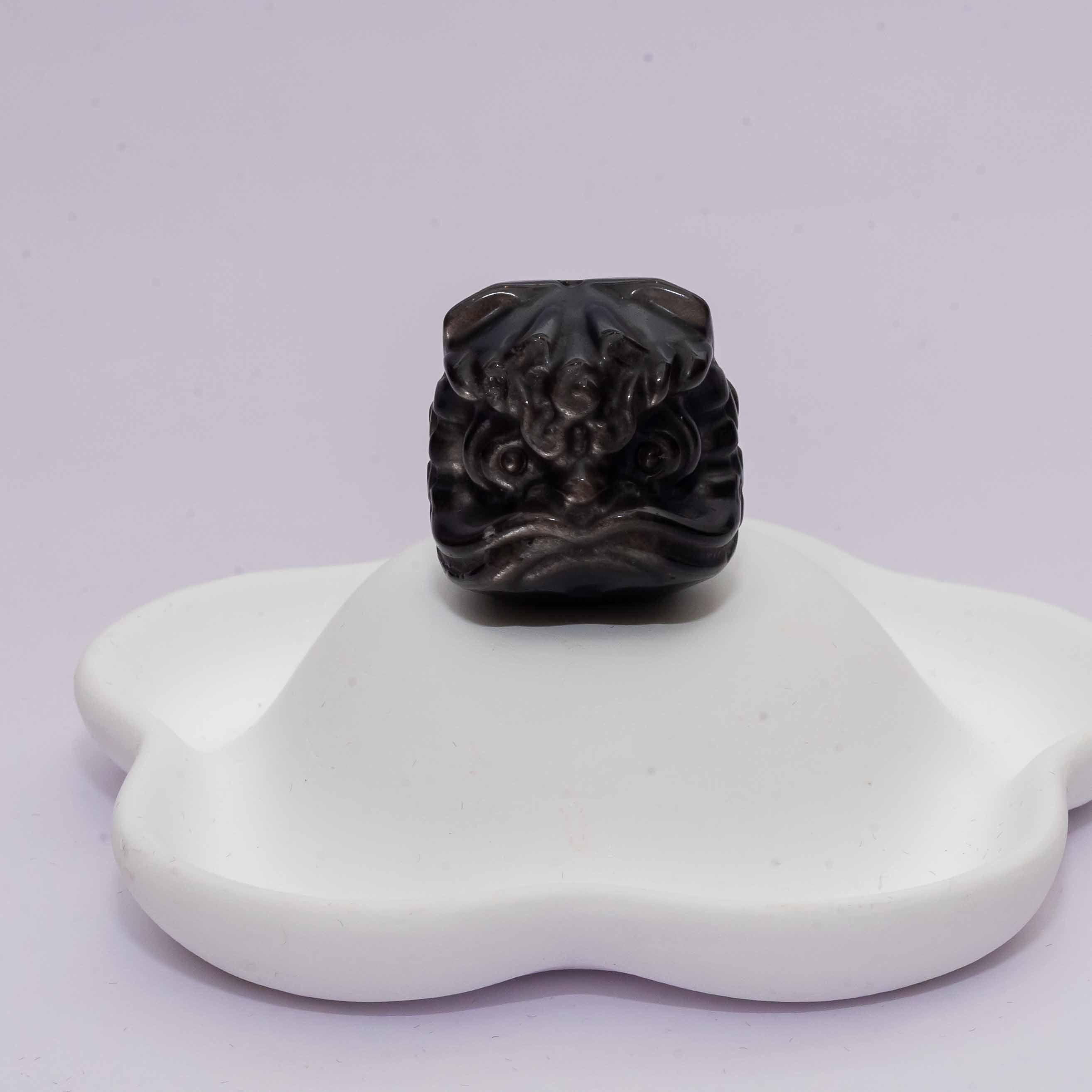 Black Obsidian Guardian Lion Secondary image