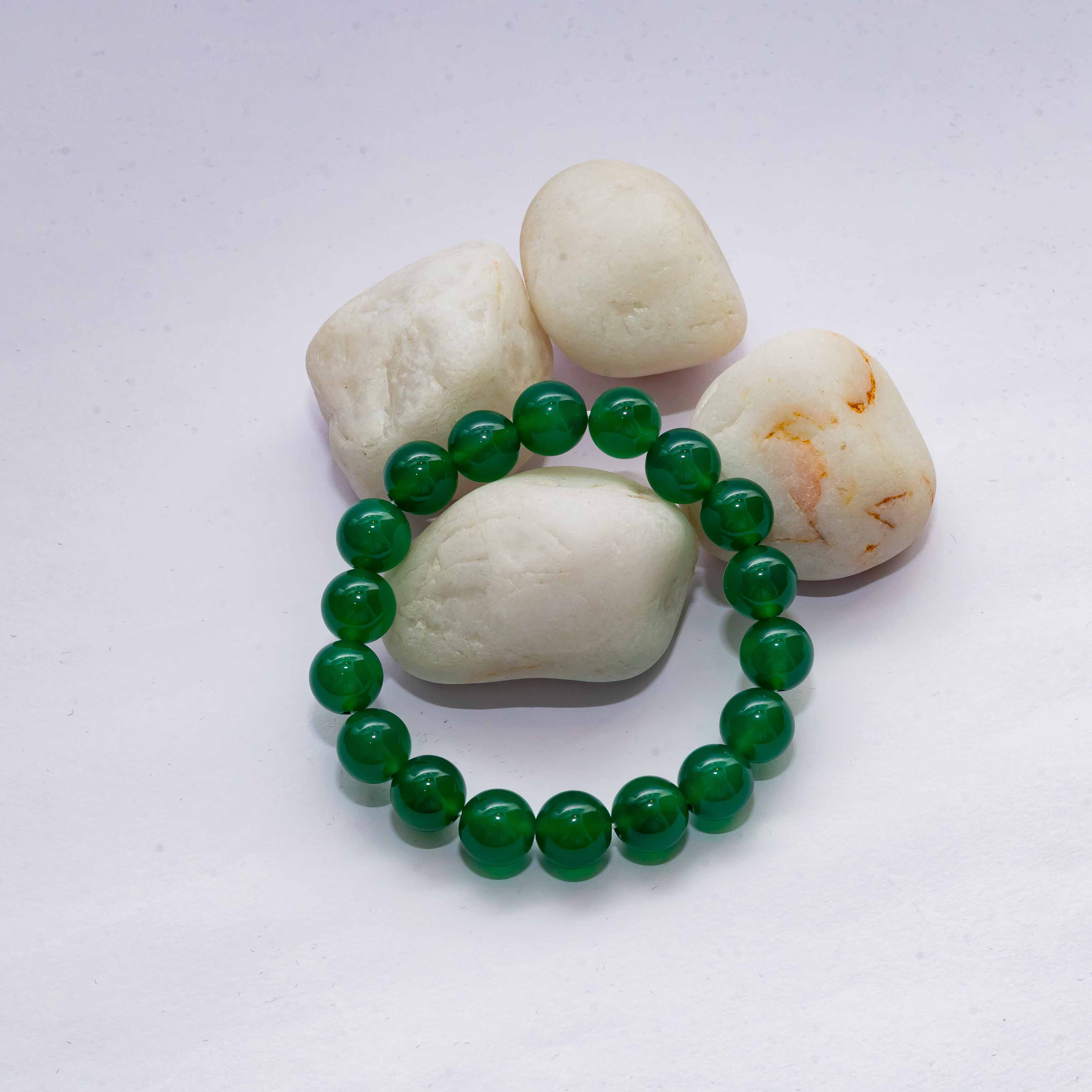 Dark Green Agate Bracelet