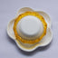 Yellow Glass Bamboo Bracelet