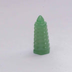Green Aventurine Pagoda with Pen