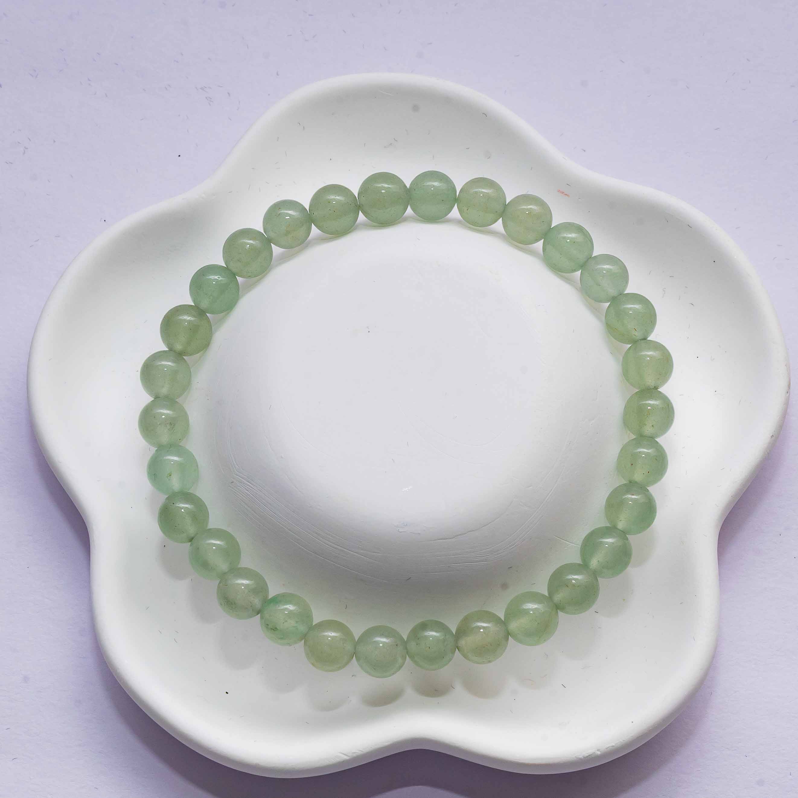 Green Grey Agate Bracelet