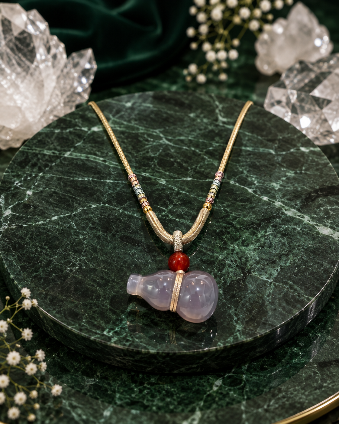 Sacred Wulu Agate Pendant Secondary image