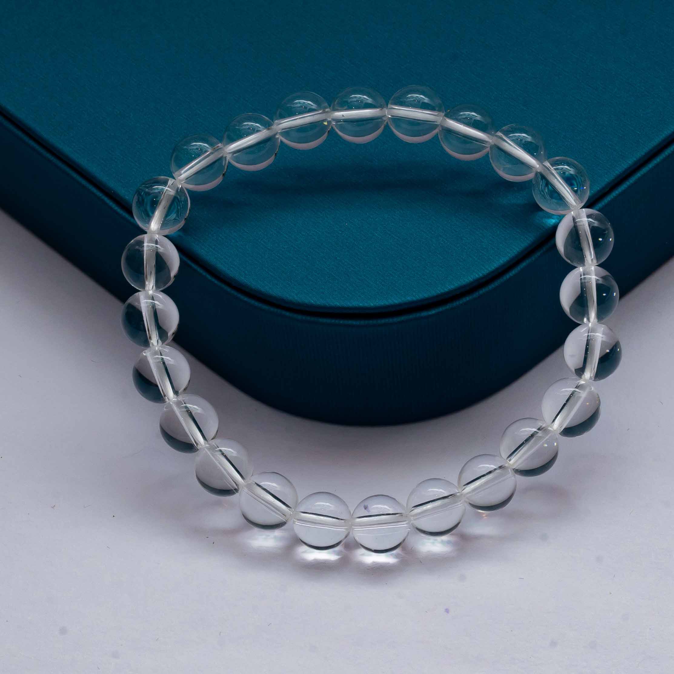 Clear Glass Bracelet