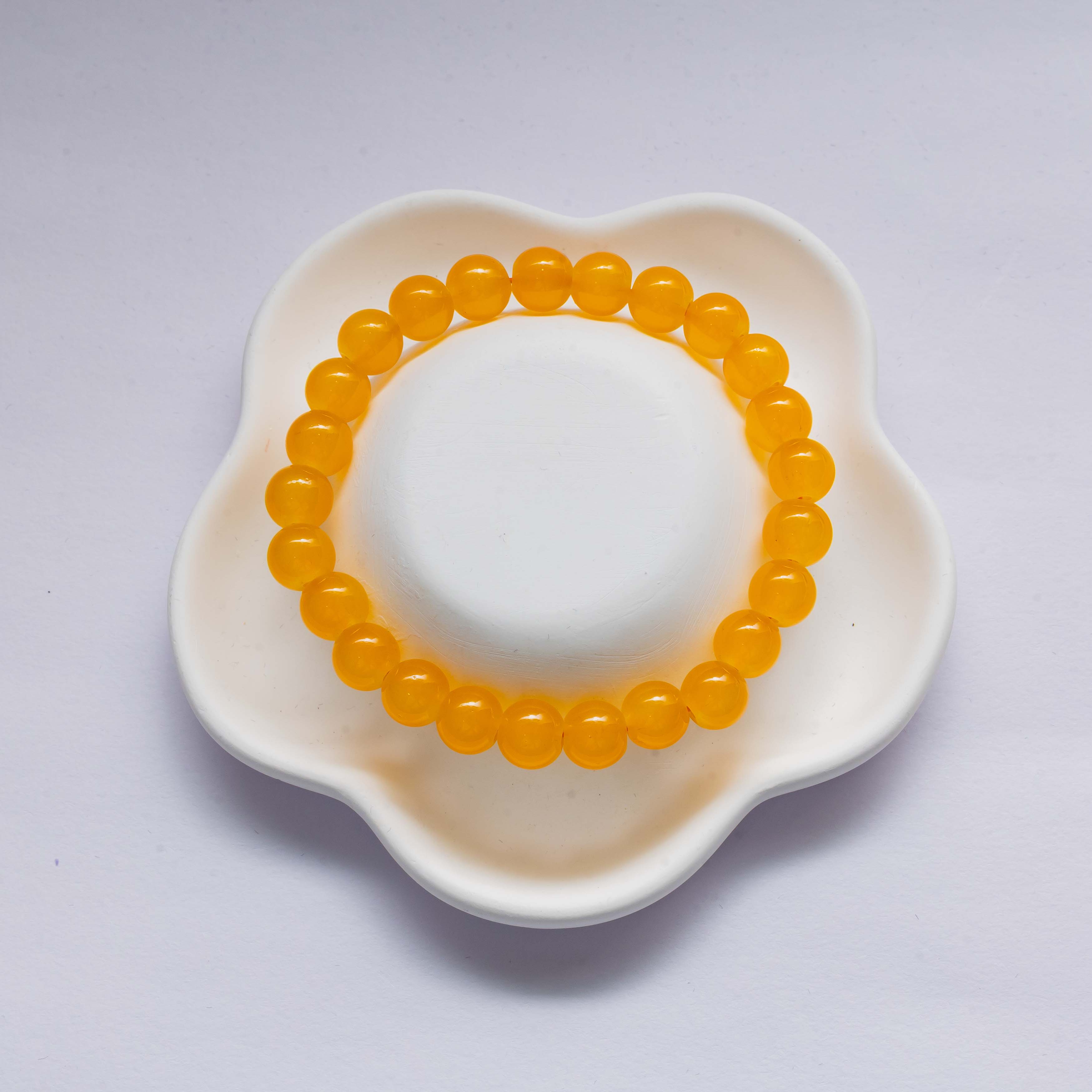 Yellow Glass Bracelet