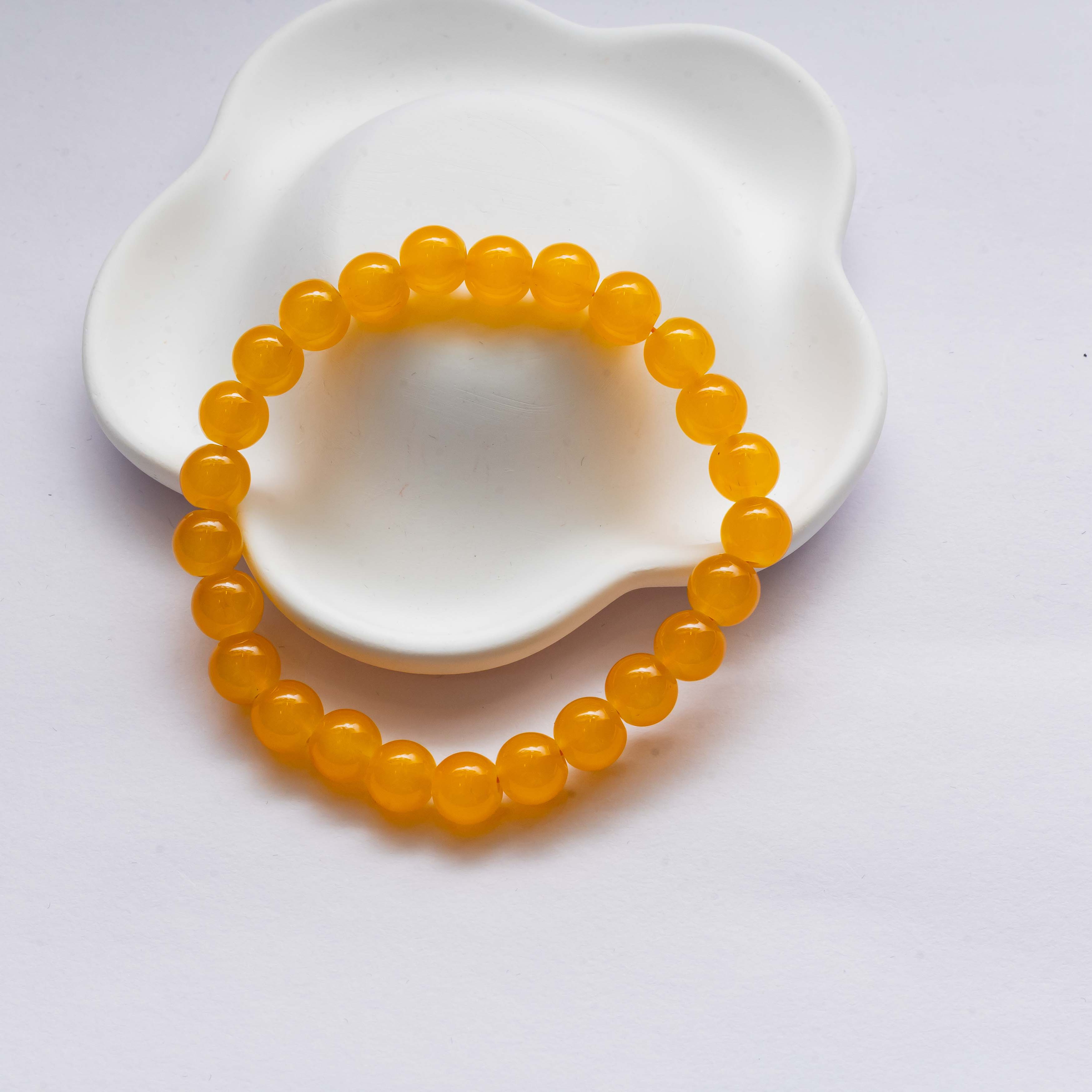 Yellow Glass Bracelet
