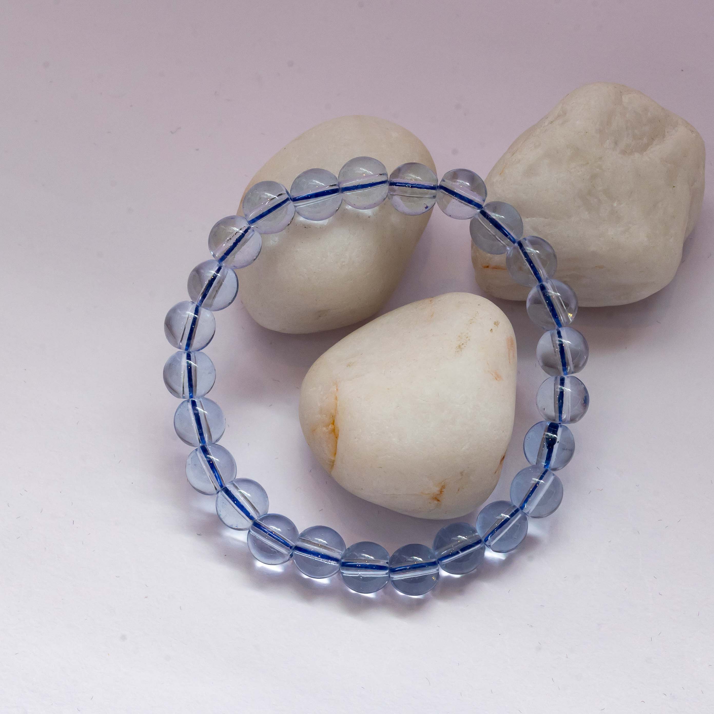 Grey Glass Bracelet
