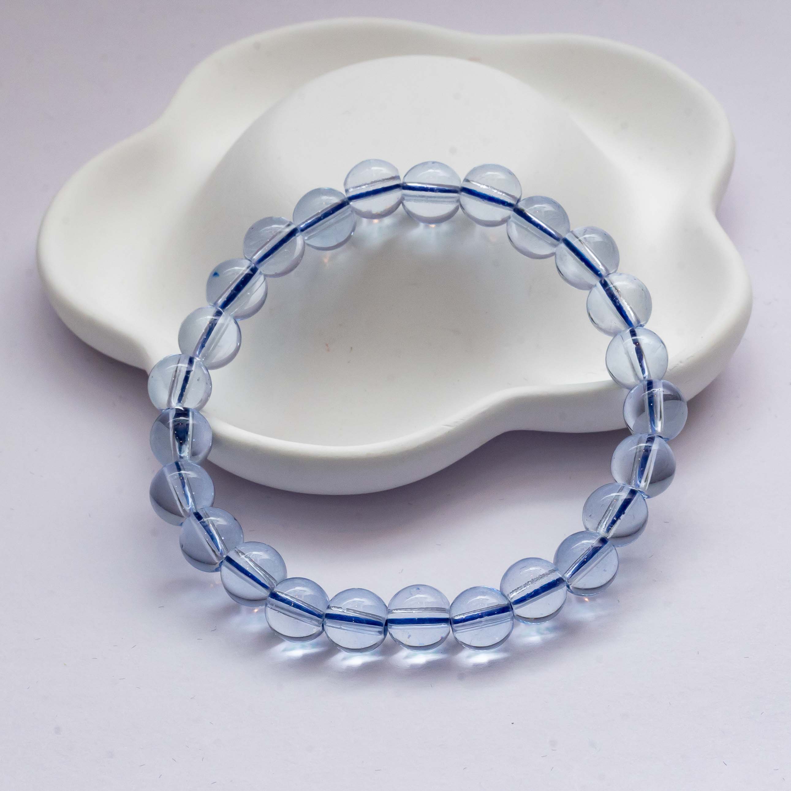 Grey Glass Bracelet