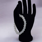 White Glass Bracelet