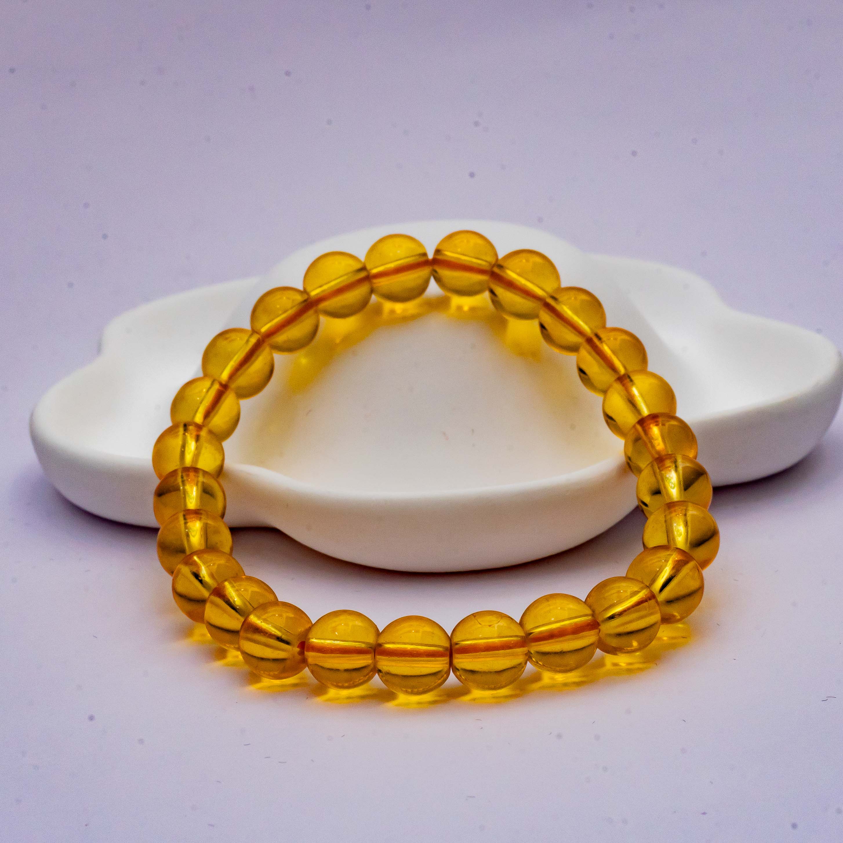Orange Glass Bracelet