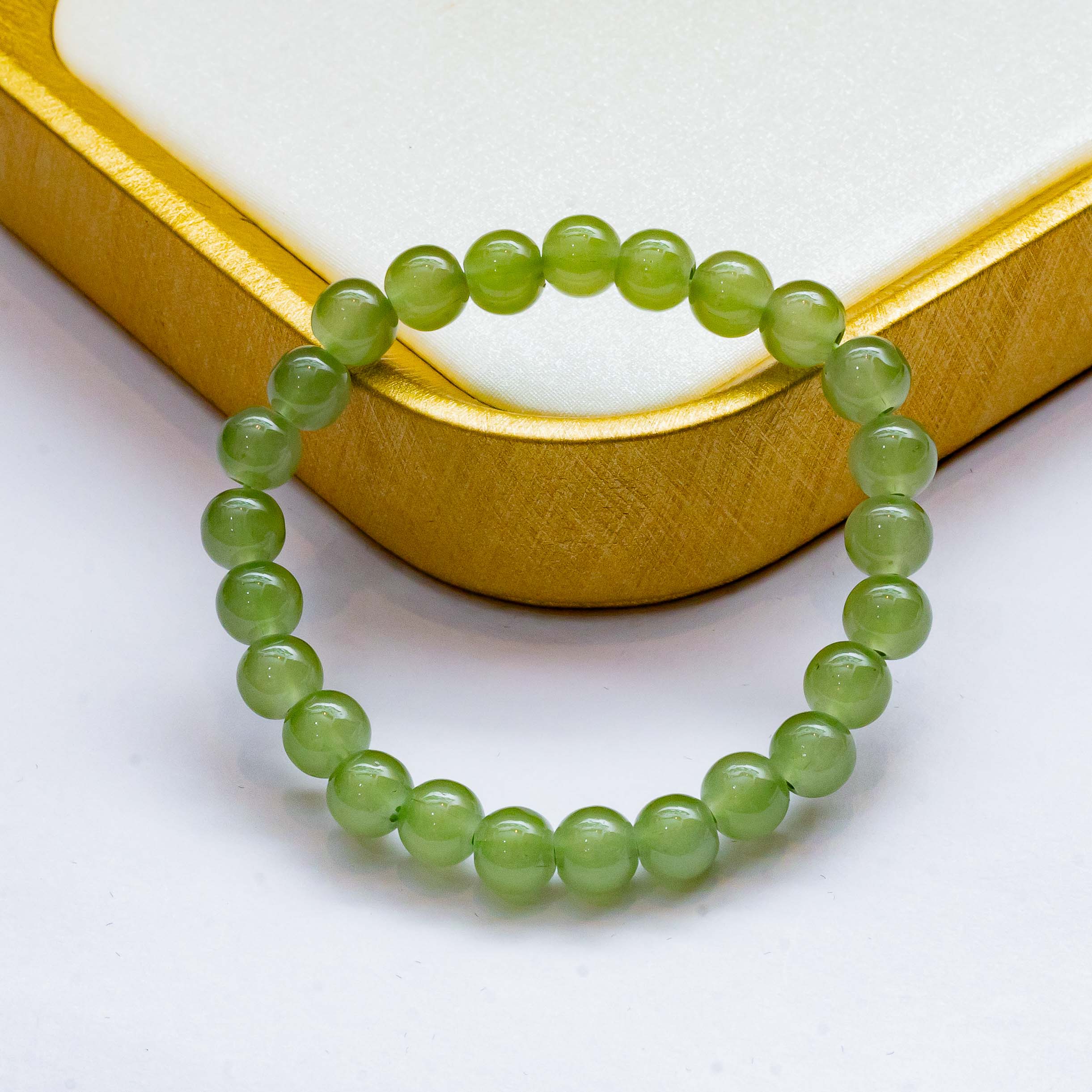 Light Green Glass Bracelet