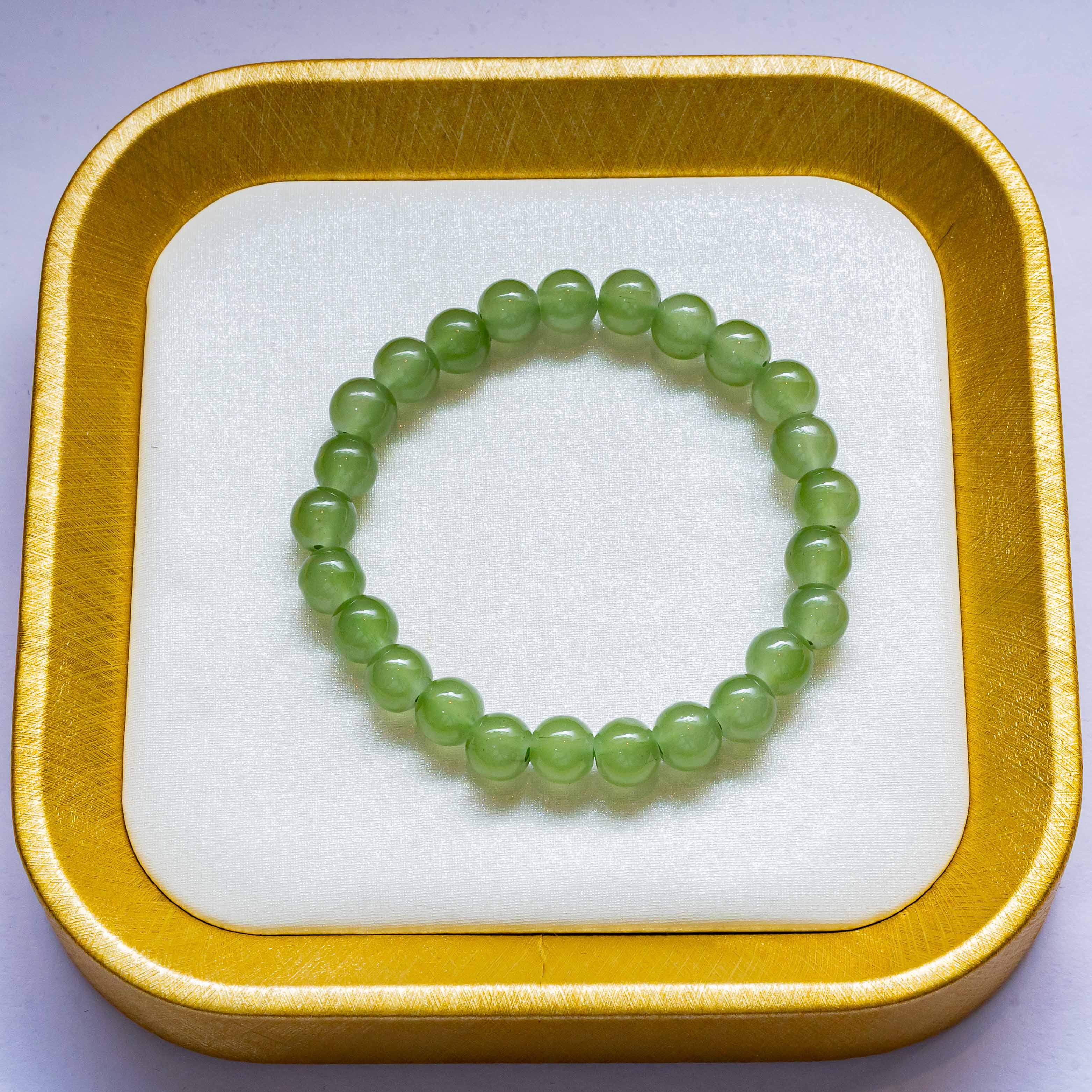 Light Green Glass Bracelet