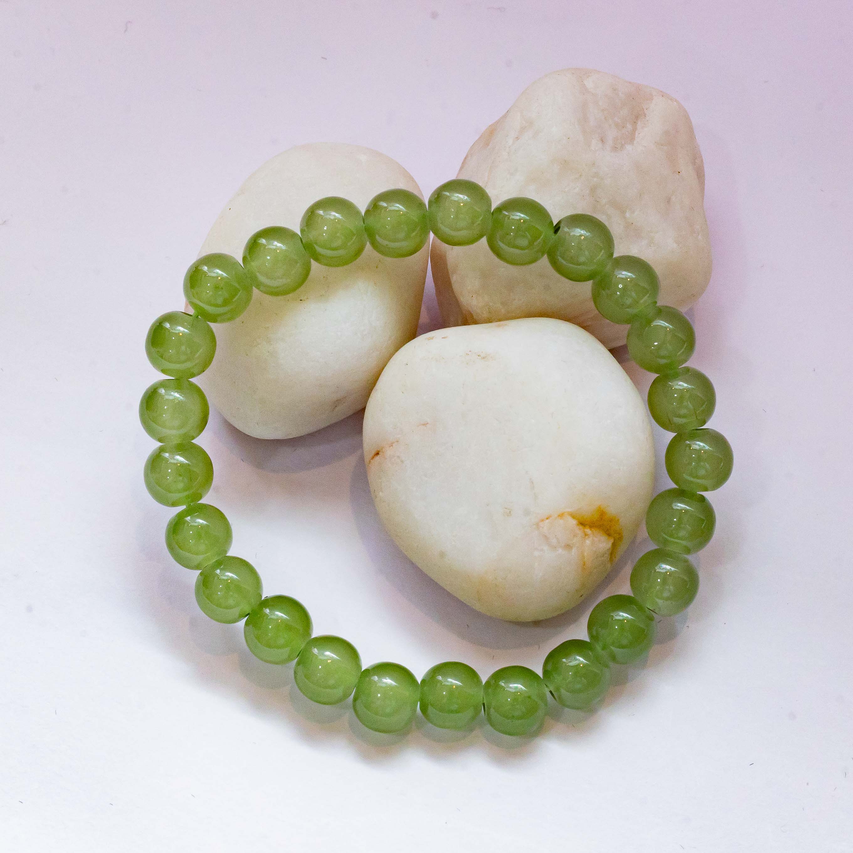 Light Green Glass Bracelet