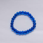 Electric Blue Glass Bracelet