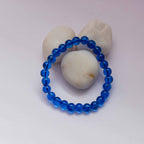 Electric Blue Glass Bracelet