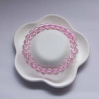 Pink Glass Bracelet