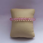 Pink Glass Bracelet