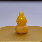 Yellow Jade Wu Lou Charm