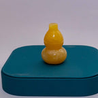 Yellow Jade Wu Lou Charm