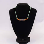 Aqua Dizi Beads Pendant