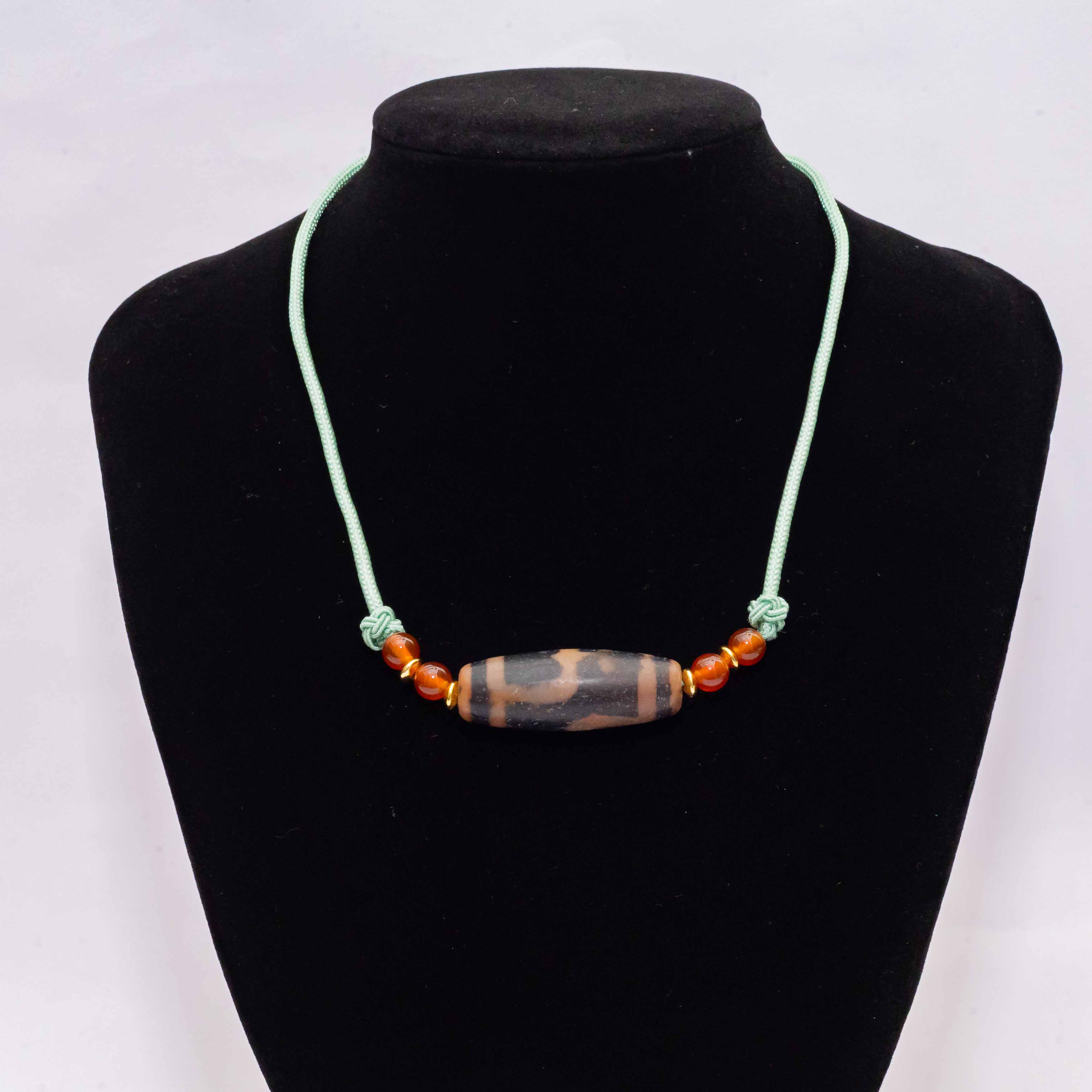 Aqua Dizi Beads Pendant Main image
