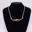 Aqua Dizi Beads Pendant