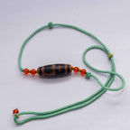 Aqua Dizi Beads Pendant
