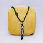 Green and Gold Dizi Beads Strings