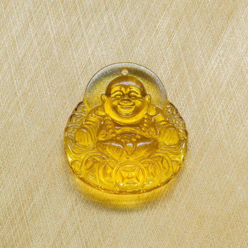 Yellow Pocket Laughing Buddha