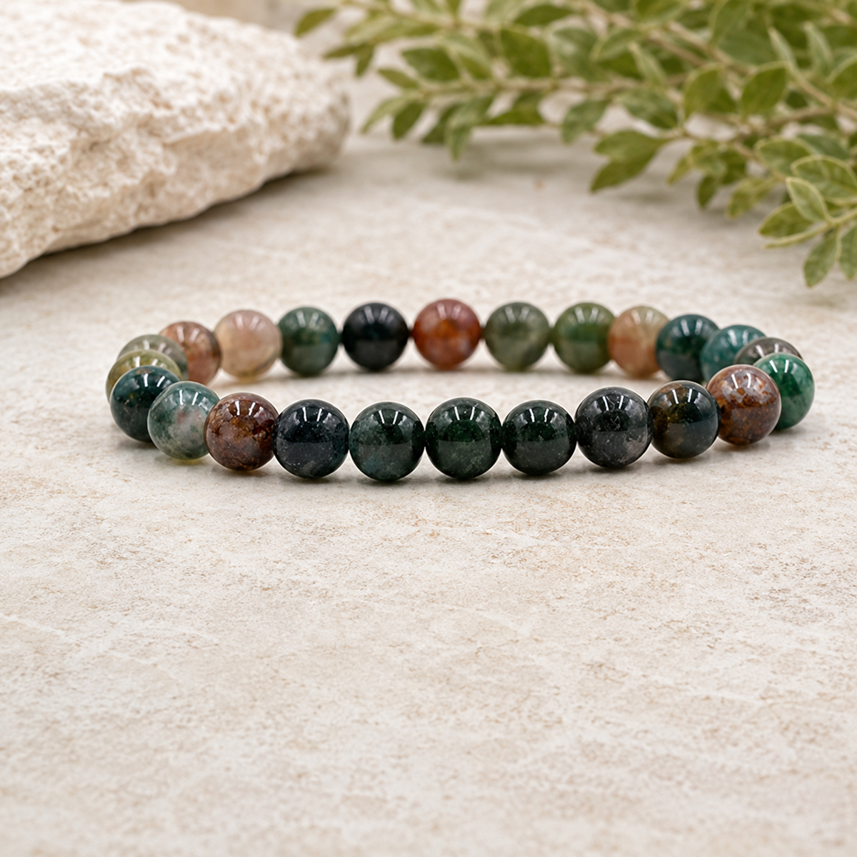 Indian Agate Crystal Bracelet Main image