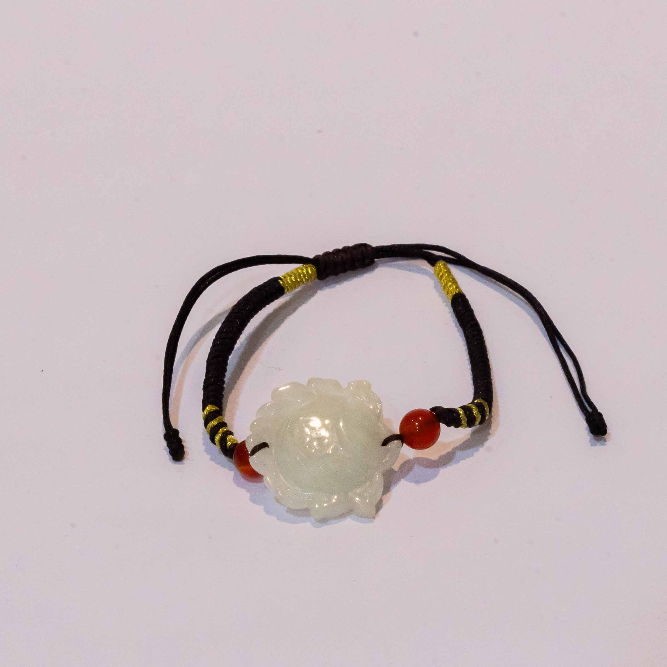 Jade Lotus Bracelet Secondary image