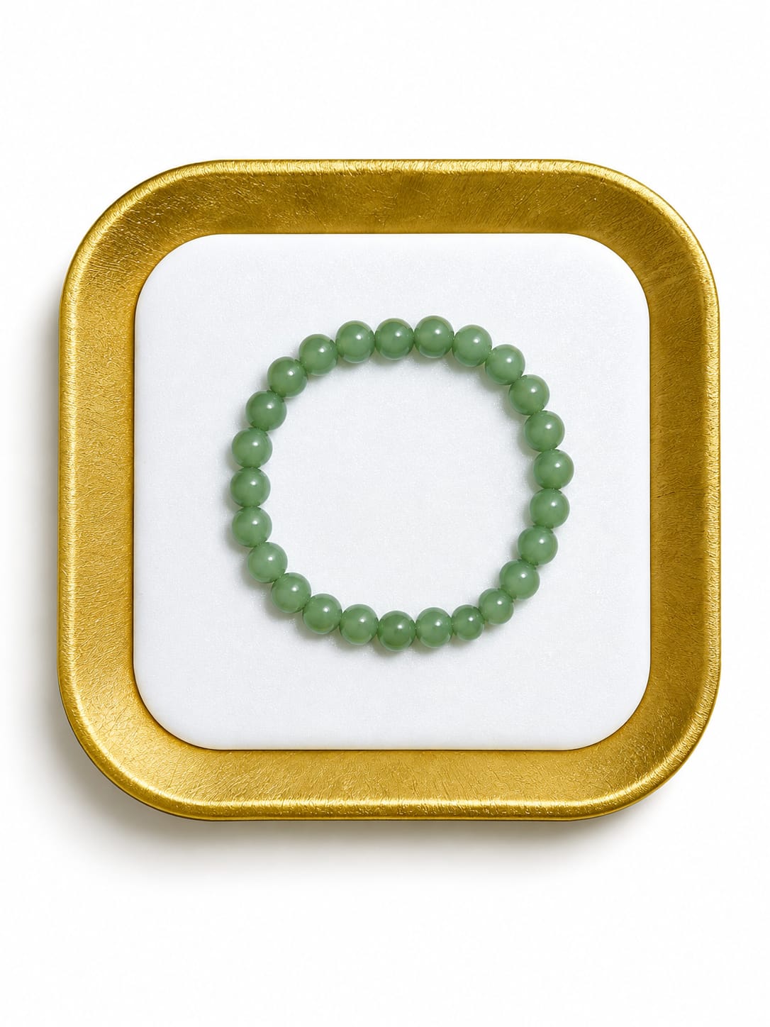 Moss Green Glass Bracelet Main image