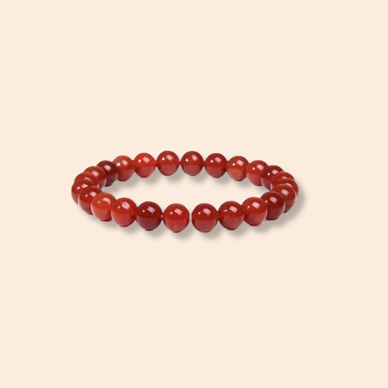 Radiant Courage Red Agate Bracelet