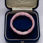 Rose Quartz Square Bracelet for Men