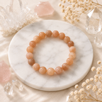 Sunstone Peach Bracelet